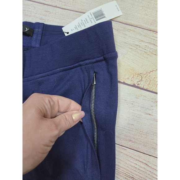 Theory Chrisley Classical Navy Skinny Pant Size P‎ (S) Pockets Bodycon Soft New - Picture 5 of 11